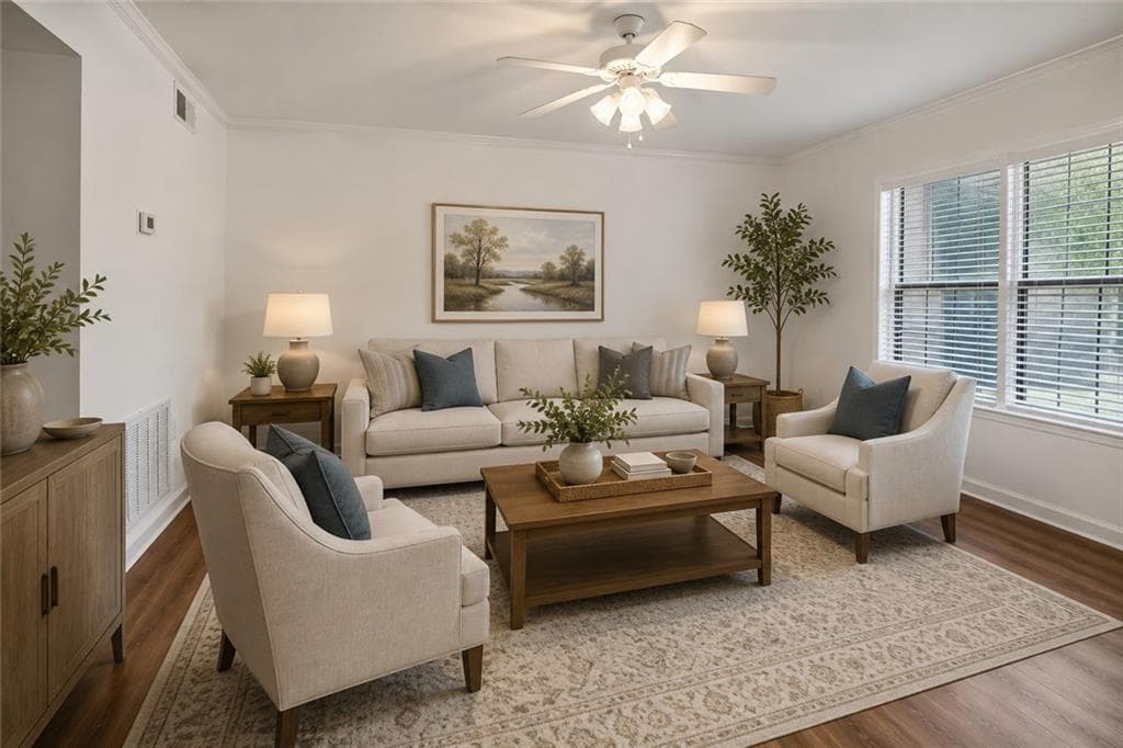 2 bedroom, 2 bathroom, 1,100 sq ft townhouse for sale at 122 Woodmere Square, Atlanta, GA 30327 — photo 4
