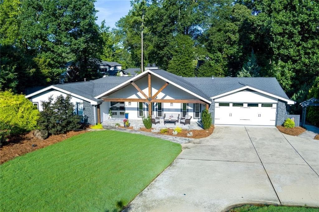 5 bedroom, 4 bathroom, 3,066 sq ft single family residence sold at 343 Indian Hills Trail, Marietta, GA 30068