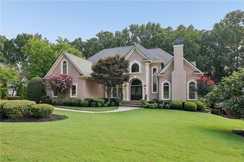 6 bedroom, 6 bathroom, 7,596 sq ft single family residence sold at 12135 Helleri Hollow, Johns Creek, GA 30005