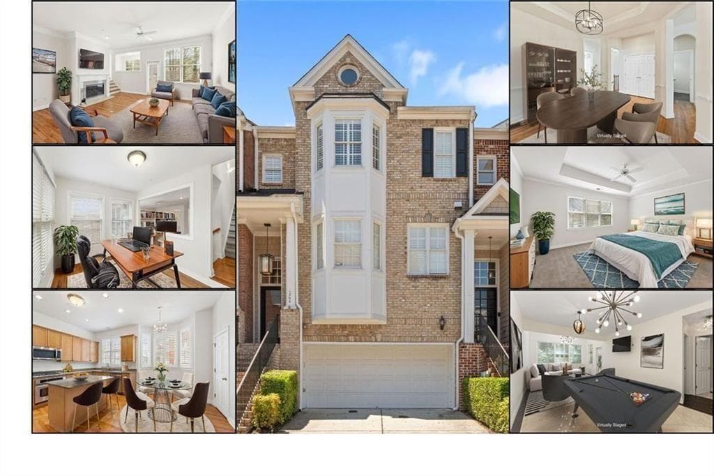 3 bedroom, 4 bathroom, 3,195 sq ft townhouse for sale at 1266 Creekside Terrace, Smyrna, GA 30082 — photo 8