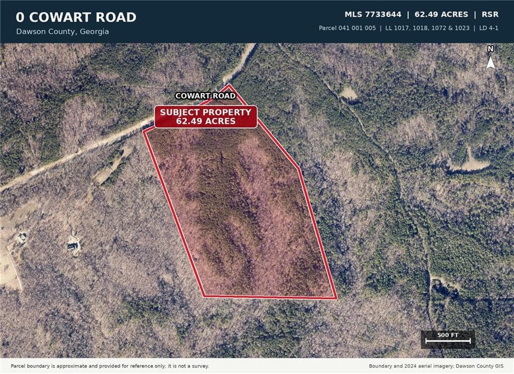 unimproved land for sale at 0 Cowart Road, Dawsonville, GA 30534 — photo 2