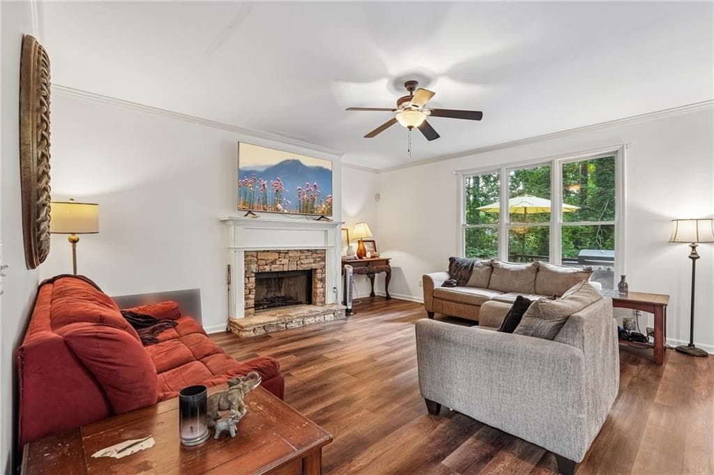 5 bedroom, 3 bathroom, 3,795 sq ft single family residence for sale at 1050 Mckendree Park Lane, Lawrenceville, GA 30043 — photo 8