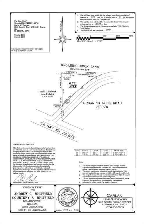 single family residence under contract at 0000 Groaning Rock Road, Commerce, GA 30530 — photo 2
