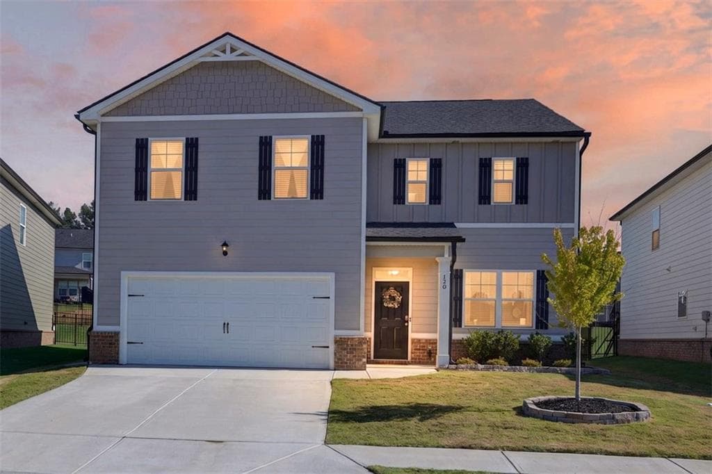 4 bedroom, 3 bathroom, 2,338 sq ft single family residence for sale at 120 Champlain Road, Hoschton, GA 30548