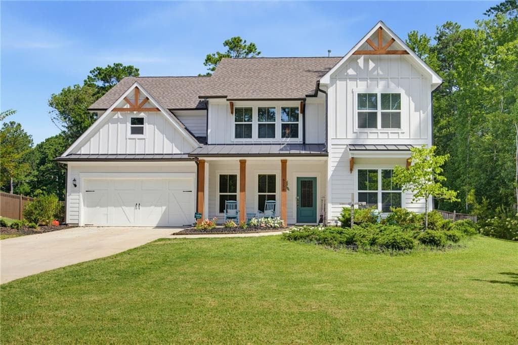 5 bedroom, 5 bathroom, 3,850 sq ft single family residence for sale at 6156 Collins Road, Acworth, GA 30101