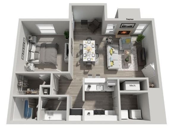 1 bedroom, 1 bathroom, 803 sq ft apartment for rent at 820 Canton Road 01-320, Marietta, GA 30060 for $1,165 a month — photo 10