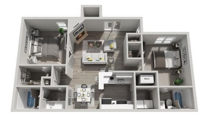 2 bedroom, 2 bathroom, 1,032 sq ft apartment for rent at 820 Canton Road 01-210, Marietta, GA 30060 for $1,165 a month — photo 10