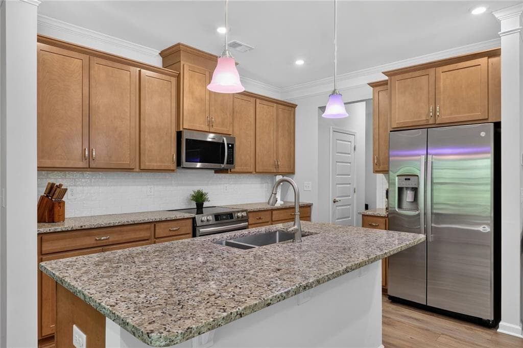 3 bedroom, 3 bathroom, 1,874 sq ft townhouse for sale at 144 Town Walk Drive, Holly Springs, GA 30115 — photo 4