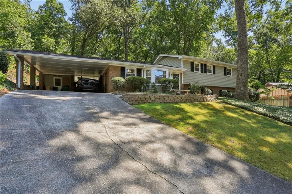 4 bedroom, 3 bathroom, 2,045 sq ft single family residence for sale at 4357 Bishop Hollow Court, Dunwoody, GA 30338