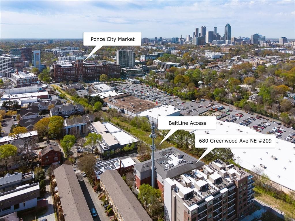 1 bedroom, 1 bathroom, 983 sq ft condominium for sale at 680 Greenwood Avenue 209, Atlanta, GA 30306 — photo 2