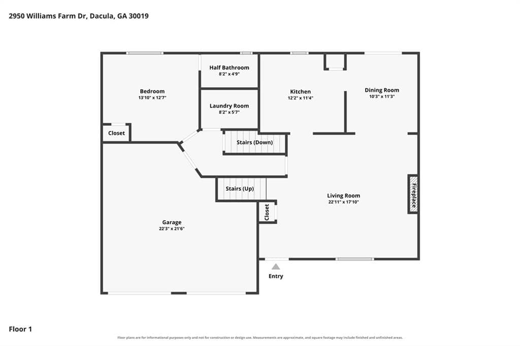 4 bedroom, 3 bathroom, 1,926 sq ft single family residence for sale at 2950 Williams Farm Drive, Dacula, GA 30019 — photo 2