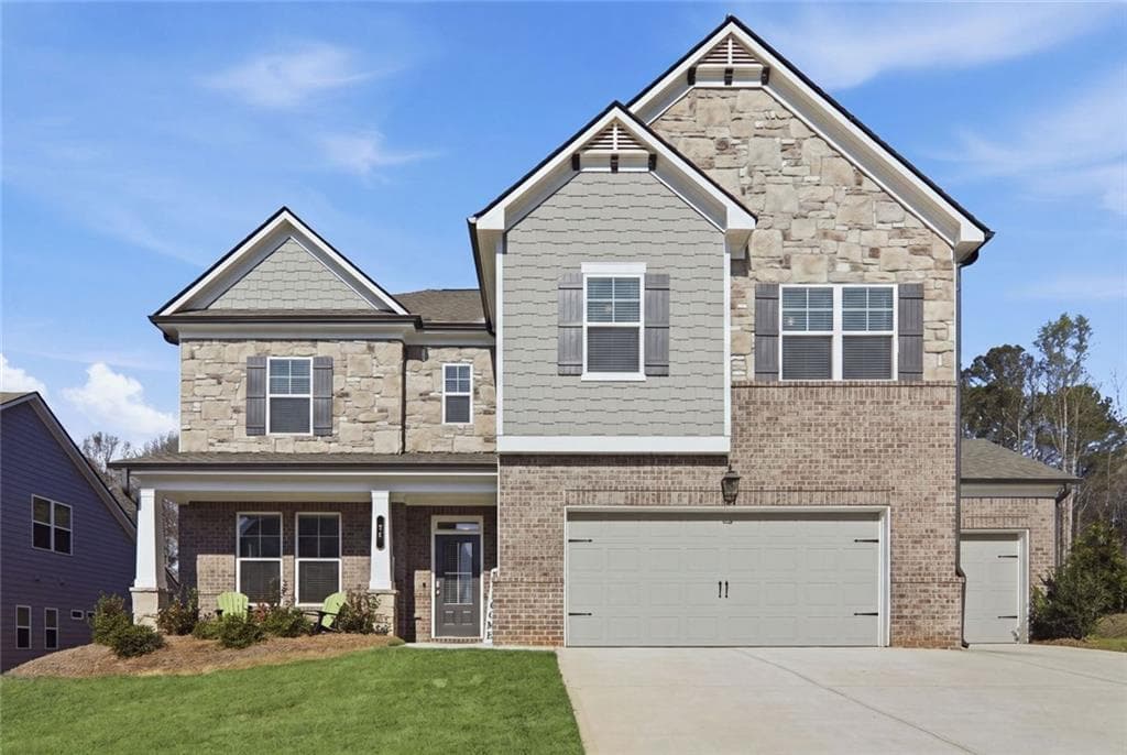 5 bedroom, 4 bathroom, 3,301 sq ft single family residence for sale at 22 Winding Rose Drive, Hoschton, GA 30548