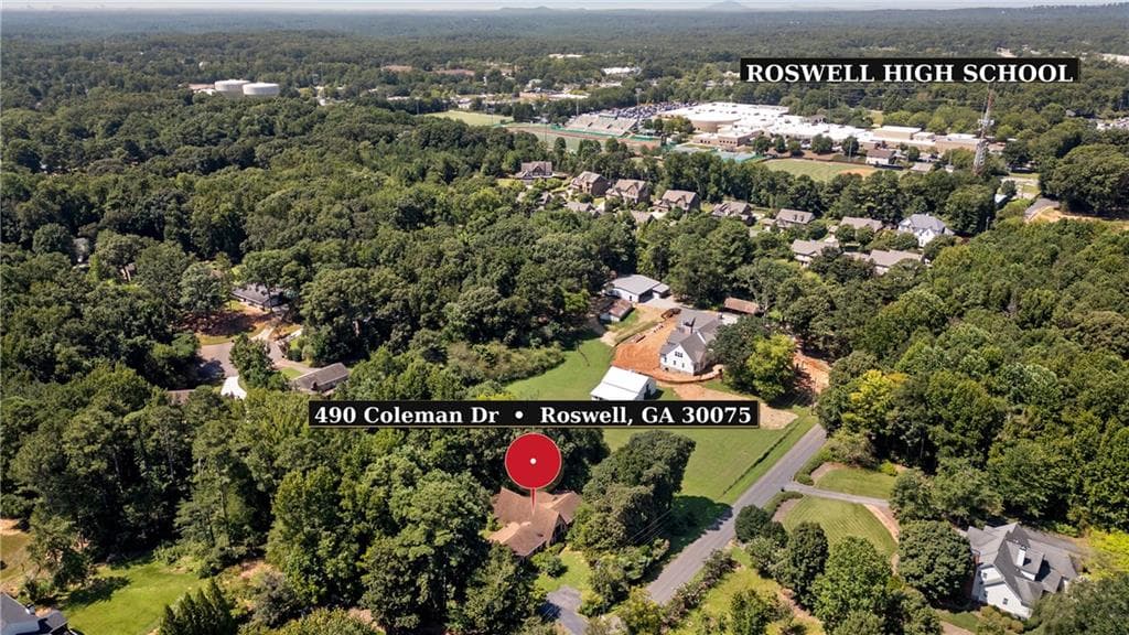 single family residence for sale at 490 Coleman Drive, Roswell, GA 30075 — photo 2