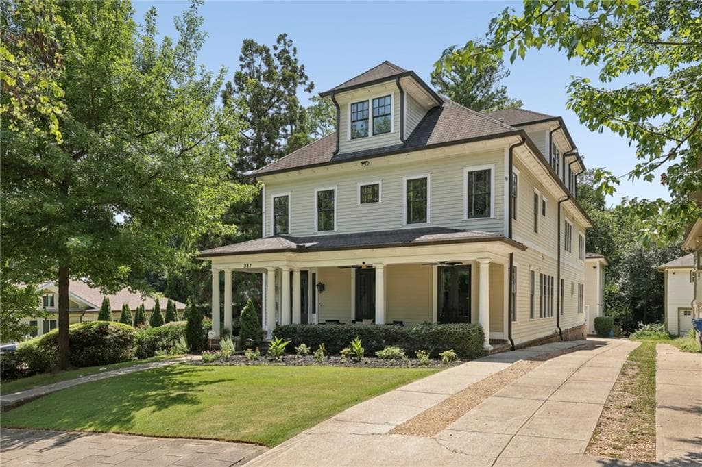 6 bedroom, 7 bathroom, 6,720 sq ft single family residence for sale at 387 9th Street, Atlanta, GA 30309