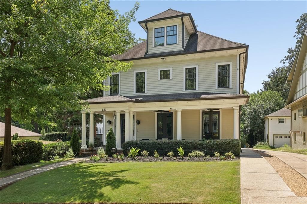 6 bedroom, 7 bathroom, 6,720 sq ft single family residence for sale at 387 9th Street, Atlanta, GA 30309 — photo 2