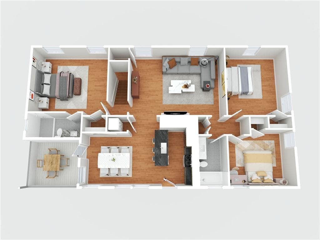3 bedroom, 2 bathroom, 1,503 sq ft apartment for rent at 83 26th Street Top, Atlanta, GA 30309 for $3,600 a month — photo 3