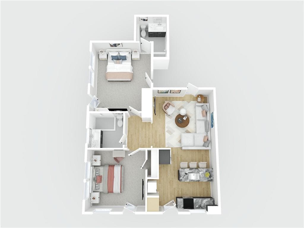 2 bedroom, 2 bathroom, 1,133 sq ft apartment for rent at 83 26th Street 3, Atlanta, GA 30309 for $2,550 a month — photo 6