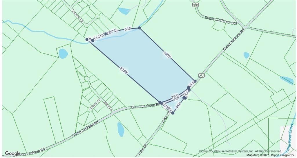 unimproved land under contract at 2491 Glenn Jackson Road, Statham, GA 30666 — photo 2
