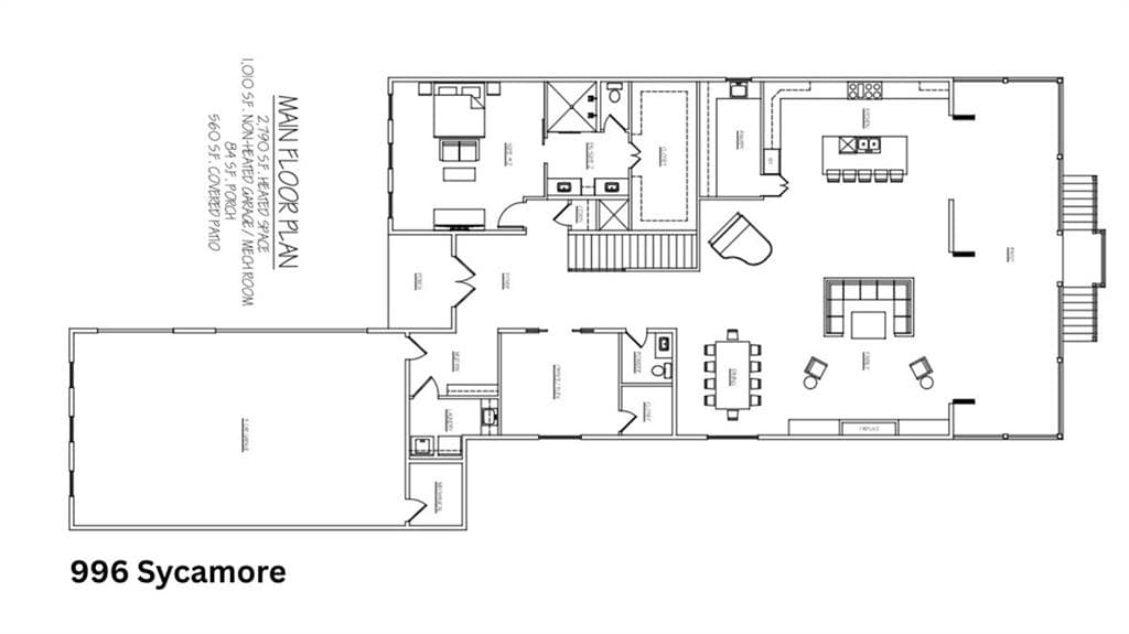 6 bedroom, 6 bathroom, 5,825 sq ft single family residence for sale at 996 Sycamore Drive, Decatur, GA 30030 — photo 8