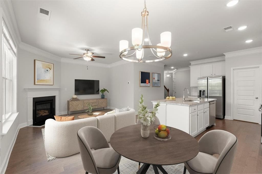3 bedroom, 3 bathroom, 1,848 sq ft townhouse under contract at 1543 Summer Song Drive, Marietta, GA 30067 — photo 8