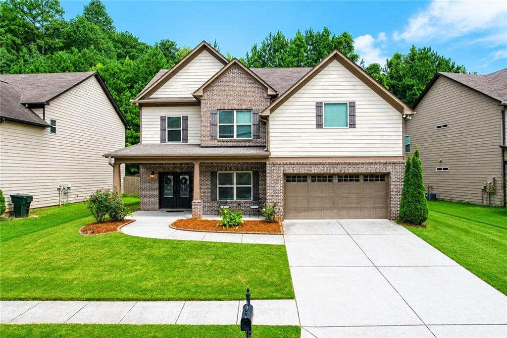 4 bedroom, 3 bathroom, 2,838 sq ft single family residence for sale at 5543 Leaf Ridge Lane, Buford, GA 30518 — photo 1 of 59