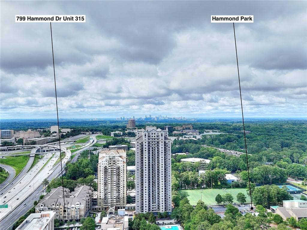 1 bedroom, 2 bathroom, 909 sq ft condominium under contract at 799 Hammond Drive 315, Sandy Springs, GA 30328