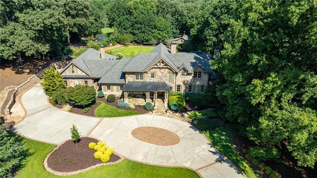 5 bedroom, 7 bathroom, 7,389 sq ft single family residence for sale at 1415 Liberty Grove Road, Alpharetta, GA 30004