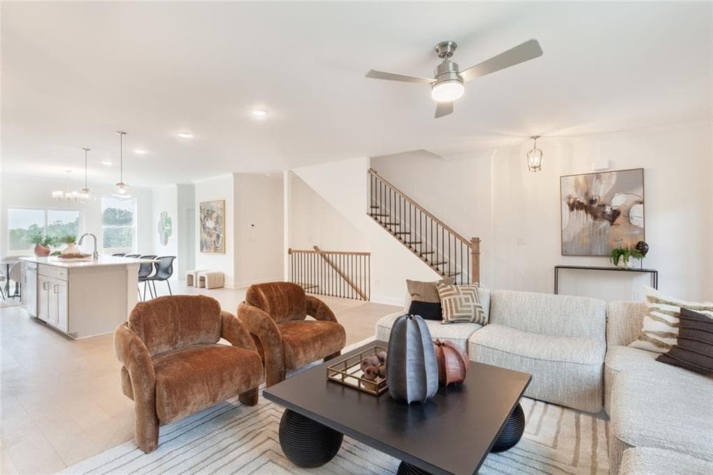 3 bedroom, 4 bathroom, 2,545 sq ft townhouse for sale at 624 Oakleaf Grove Lane, Sugar Hill, GA 30518 — photo 8