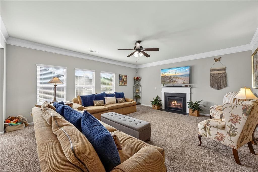 4 bedroom, 3 bathroom, 2,548 sq ft single family residence for sale at 120 Rainhill Station Drive, Dawsonville, GA 30534 — photo 3