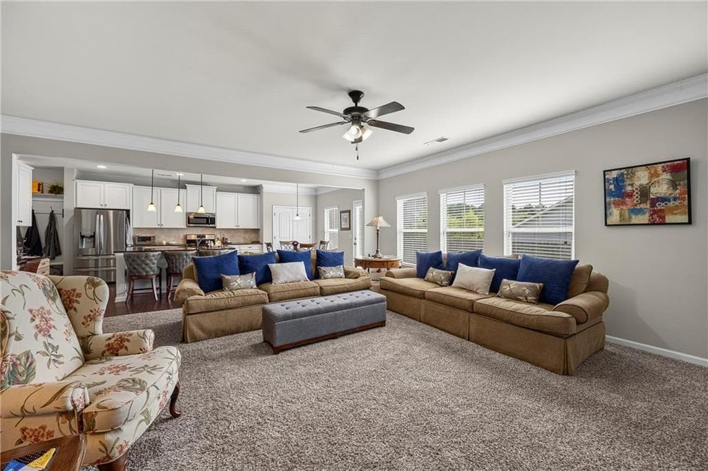 4 bedroom, 3 bathroom, 2,548 sq ft single family residence for sale at 120 Rainhill Station Drive, Dawsonville, GA 30534 — photo 4