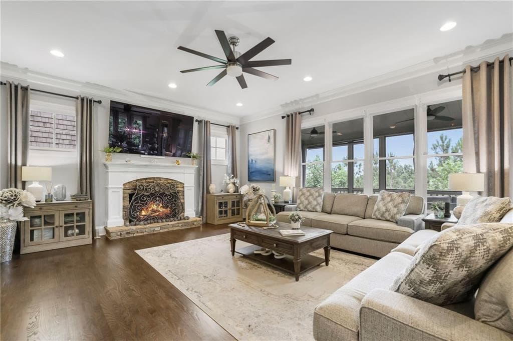 4 bedroom, 5 bathroom, 5,722 sq ft single family residence for sale at 525 Willow Oak Way, Roswell, GA 30076 — photo 3