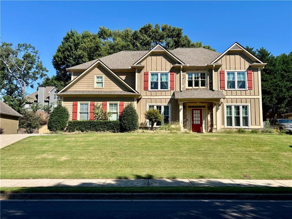 5 bedroom, 3 bathroom, 3,102 sq ft single family residence for rent at 3252 Sandy Branch Lane, Buford, GA 30519 for $2,745 a month — photo 1 of 31
