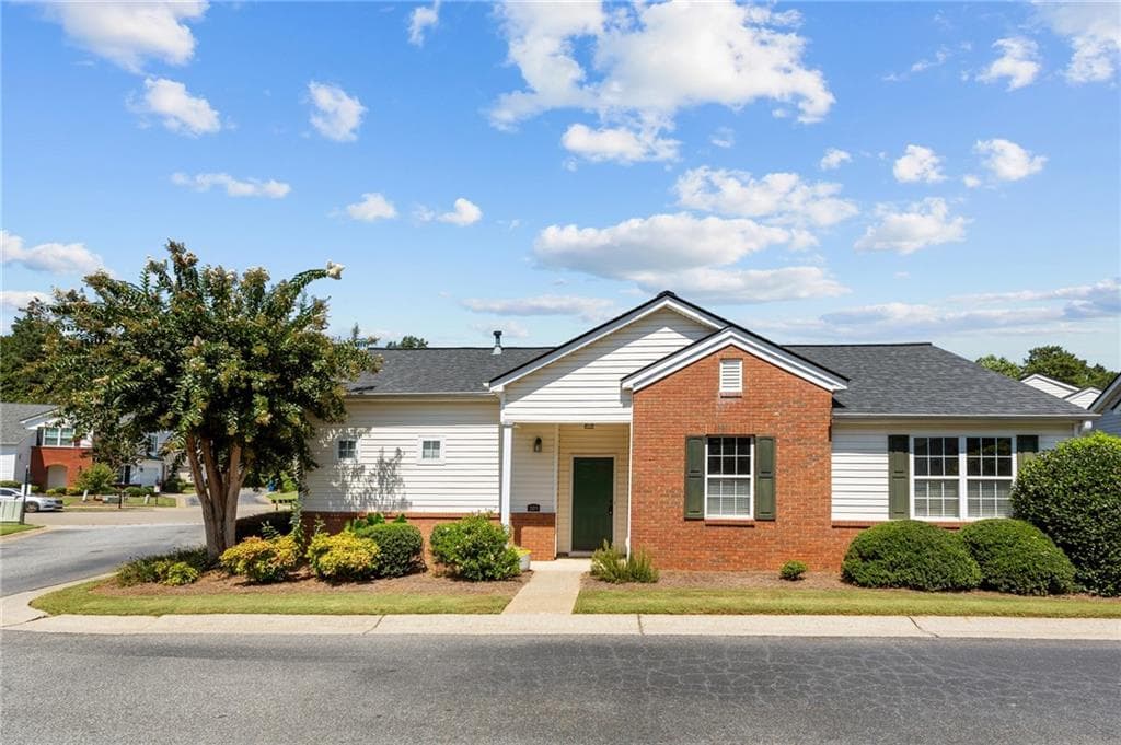 2 bedroom, 2 bathroom, 1,121 sq ft single family residence for sale at 201 Harmony Court, Milton, GA 30004