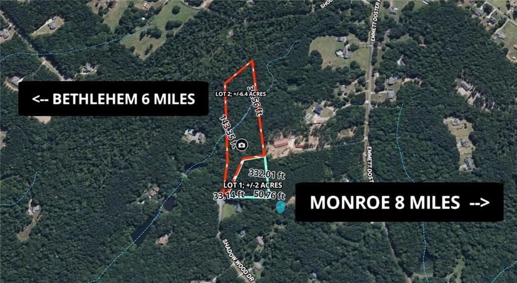 unimproved land for sale at 0 Shadow Wood Drive Lot 2, Monroe, GA 30656 — photo 4