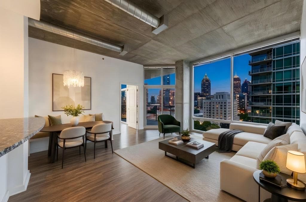 2 bedroom, 2 bathroom condominium for sale at 923 Peachtree Street 1428, Atlanta, GA 30309
