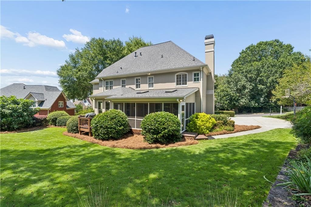 5 bedroom, 6 bathroom, 5,708 sq ft single family residence for sale at 4343 Big House Road, Peachtree Corners, GA 30092 — photo 2