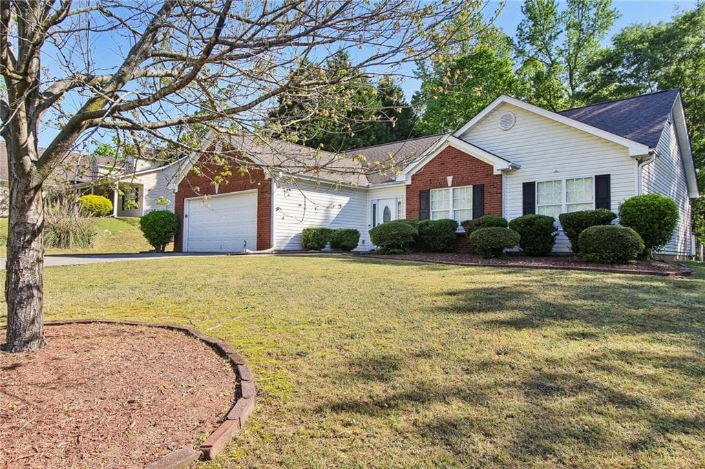 3 bedroom, 2 bathroom, 1,736 sq ft single family residence for sale at 445 Sanford Creek Lane, Lawrenceville, GA 30045 — photo 1 of 18