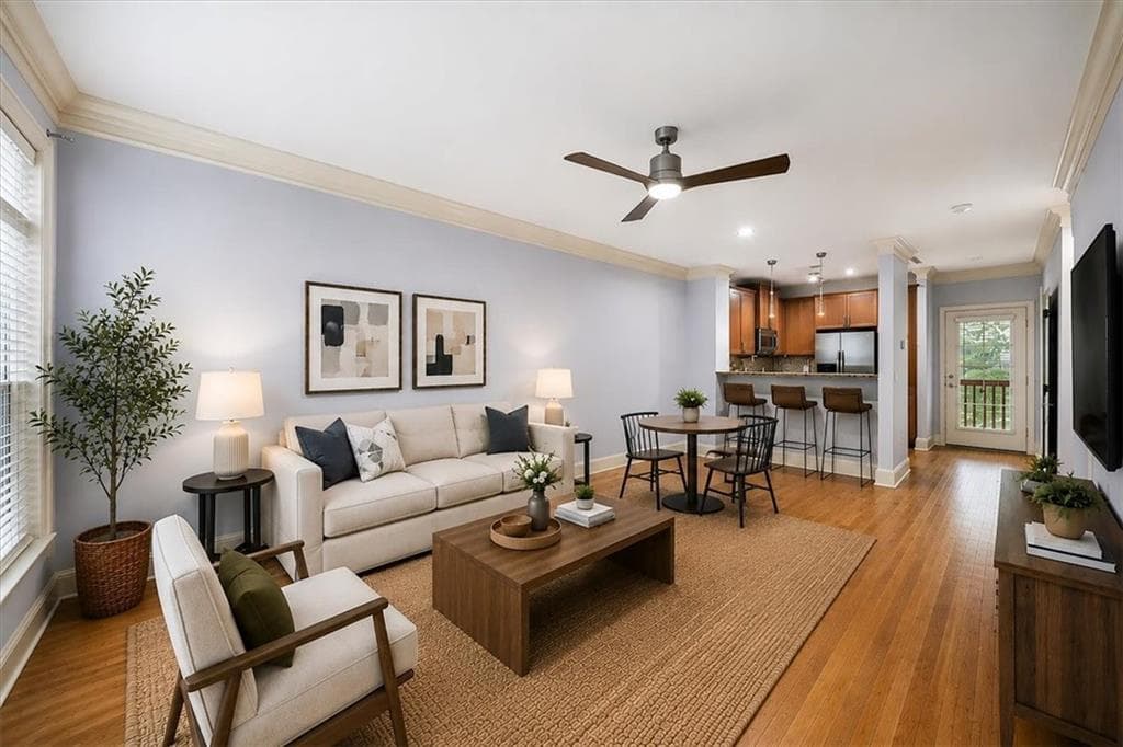 1 bedroom, 2 bathroom, 1,224 sq ft townhouse for sale at 1115 Glenridge Place, Sandy Springs, GA 30342 — photo 2