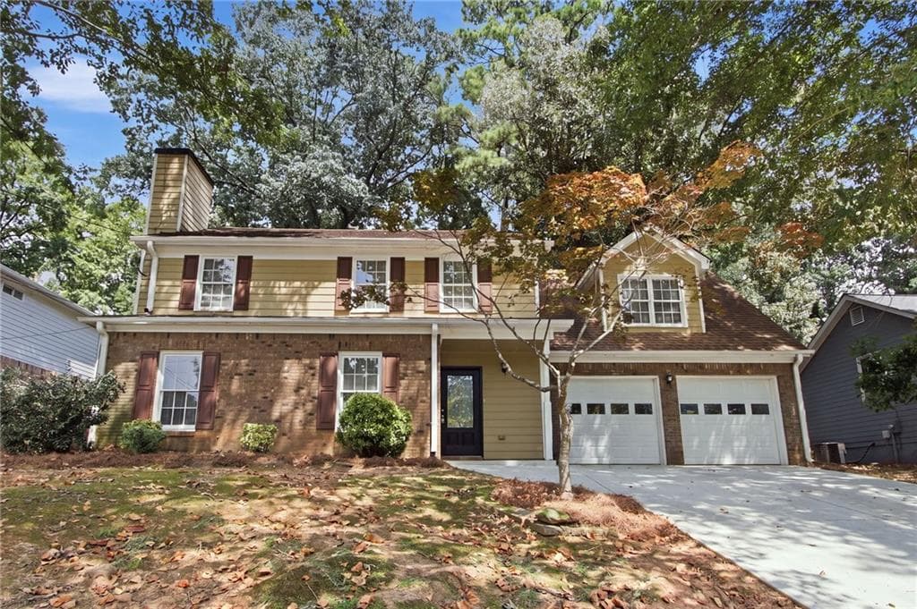 4 bedroom, 3 bathroom, 1,961 sq ft single family residence under contract at 2870 Spring Ridge Circle, Snellville, GA 30039