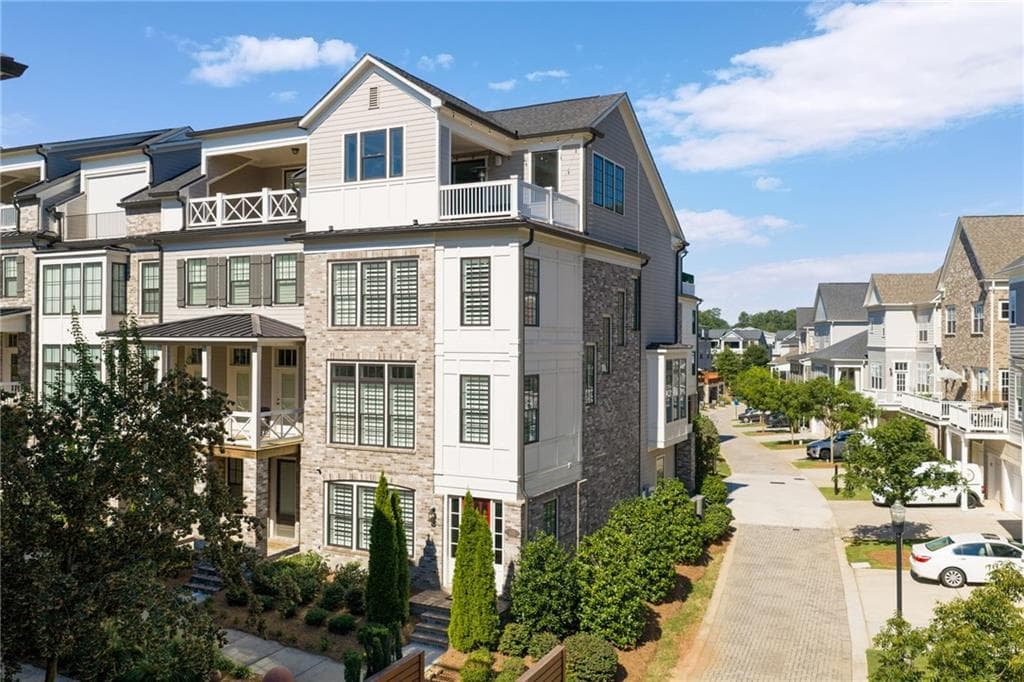 4 bedroom, 5 bathroom, 3,096 sq ft townhouse for sale at 406 Concord Street, Alpharetta, GA 30009