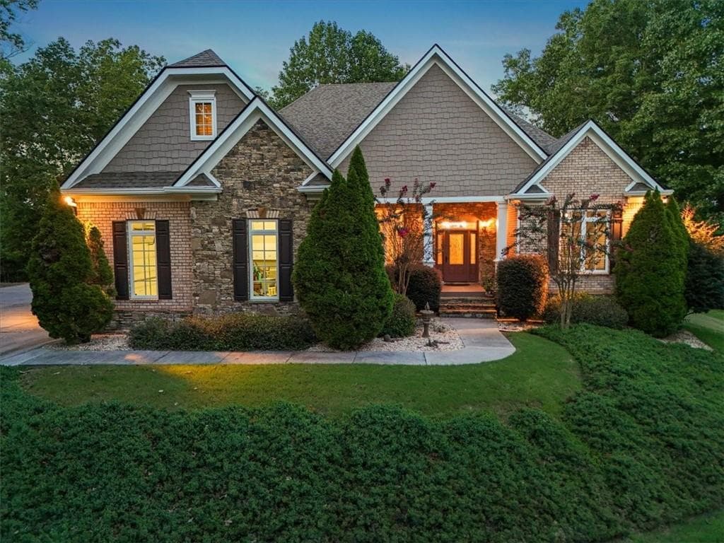 4 bedroom, 4 bathroom, 4,163 sq ft single family residence for sale at 195 Fredericks Cove, Dawsonville, GA 30534 — photo 1 of 88