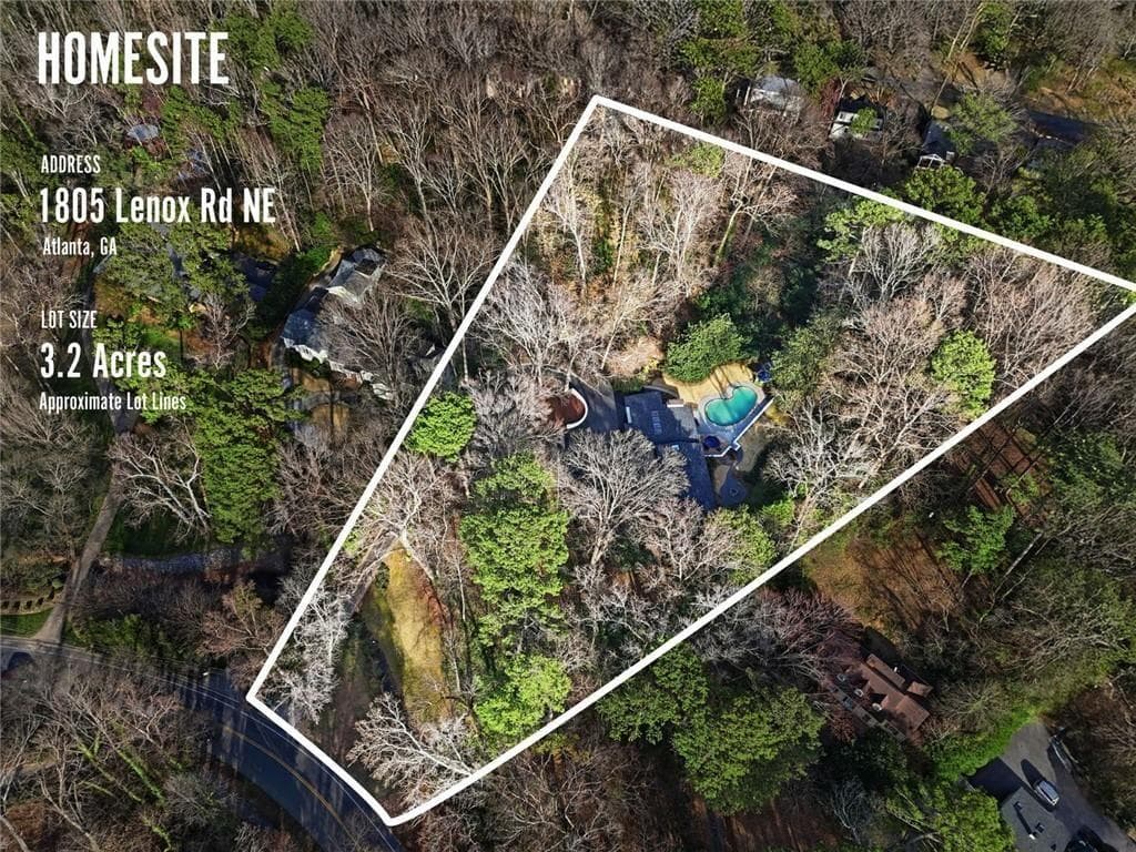 4 bedroom, 4 bathroom, 3,484 sq ft single family residence sold at 1805 Lenox Road, Atlanta, GA 30306