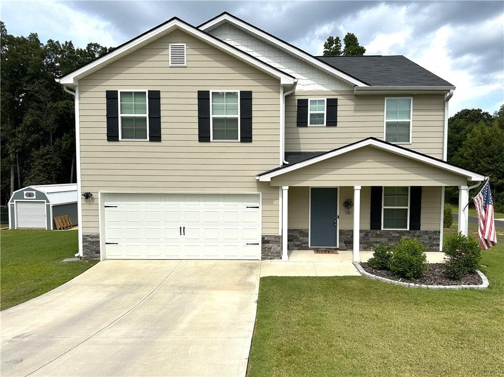 4 bedroom, 3 bathroom, 2,050 sq ft single family residence for sale at 6 Evening Sunset Road, Cedartown, GA 30125