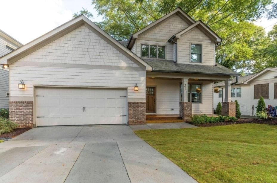 4 bedroom, 3 bathroom, 2,324 sq ft single family residence for sale at 210 S Howard Street, Atlanta, GA 30317
