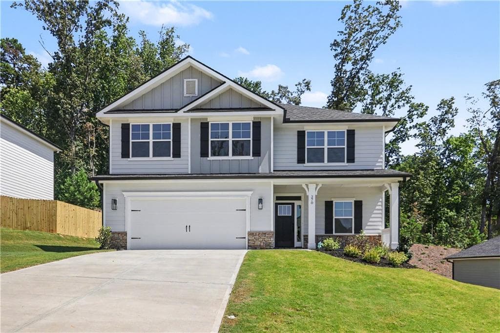 4 bedroom, 3 bathroom, 2,307 sq ft single family residence for sale at 270 Thunder Valley, Dawsonville, GA 30534