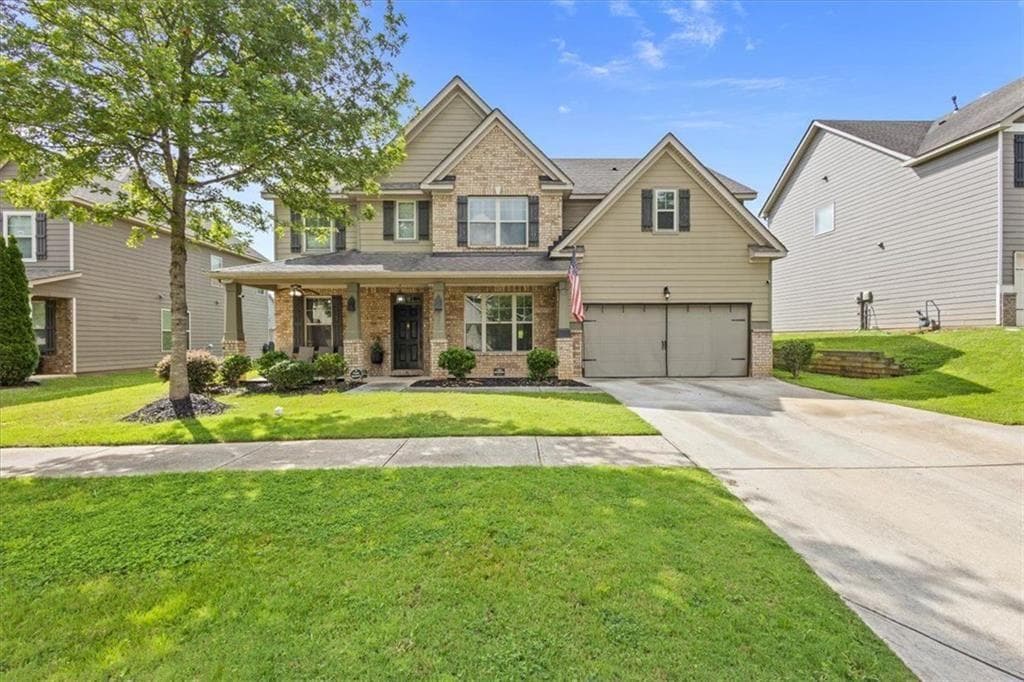 5 bedroom, 4 bathroom, 3,482 sq ft single family residence for sale at 9152 Dover Street, Lithia Springs, GA 30122