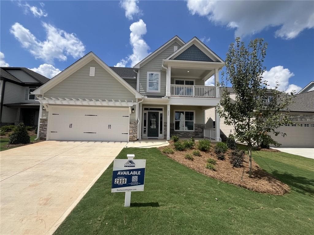 4 bedroom, 3 bathroom, 2,486 sq ft single family residence for sale at 206 Coffee Lane, Hoschton, GA 30548