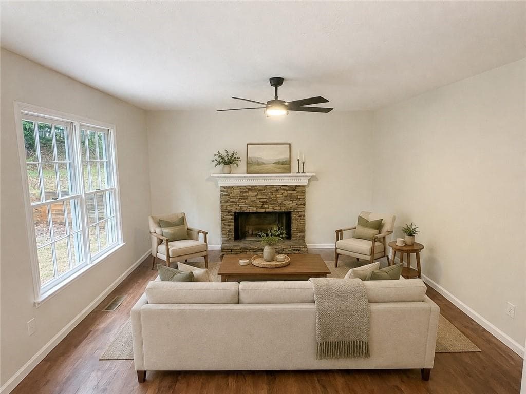 4 bedroom, 3 bathroom, 2,416 sq ft single family residence for sale at 1490 Twin Bridge Lane, Lawrenceville, GA 30043 — photo 3
