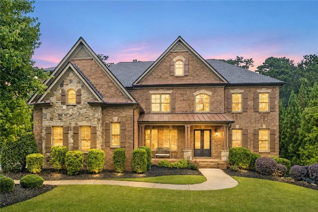 6 bedroom, 7 bathroom, 7,695 sq ft single family residence sold at 16550 Quayside Drive, Milton, GA 30004