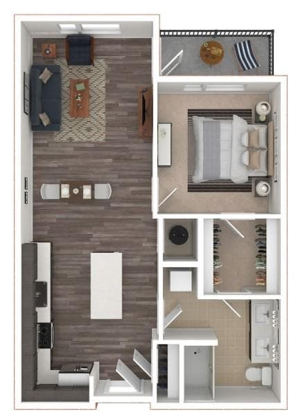 1 bedroom, 1 bathroom, 773 sq ft apartment for rent at 2700 E College Avenue 631, Decatur, GA 30030 for $1,789 a month — photo 9